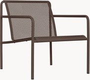 Sedia con braccioli da giardino in acciaio Dapple