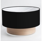 Paralume universale KERIA Ø 50 cm nero/marrone