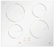 Piano cottura a induzione 4 zone MASTER KITCHEN bianco
