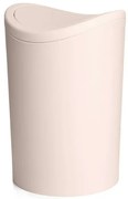 Pattumiera bagno in polipropilene rosa 6 Lt con coperchio basculante