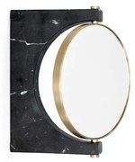 Audo Copenhagen - Pepe Marble Specchio Muro Brass/Black Audo Copenhagen