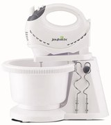 Sbattitore elettrico 150W con ciotola Bianco e Grigio Joyteck