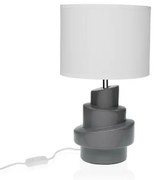 Lampada da tavolo Versa Grigio Bianco Ceramica 40 W 20 x 35 cm