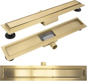 Scarico lineare Neox brush gold 70
