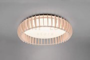 Monte plafoniera led  38w 4400lm, 3000 - 6500k con struttura legno ...