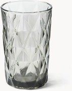 Bicchieri da long drink con motivo strutturato Colorado, set da 4