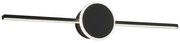 LAMPADA DA MURO DA BAGNO LED SOPRA SPECCHIO 60CM APP849-1W ROUND BLACK