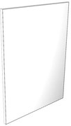 Specchio quadra rettangolare 85 x 112.5 cm