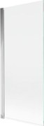 Mexen Mist paravento doccia a 1 anta 80 x 150 cm, trasparente, cromo - 8A9-080-001-01-00