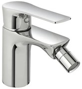 Miscelatore bidet Flat in ottone cromato con piletta click clack