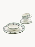 Servizio da colazione Midnight Flowers, 2 persone (6 pz)