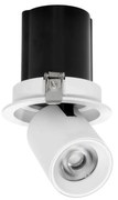 Faro LED da Incasso 15W Orientabile CCT Bianco Variabile Foro Ø100mm Colore Bianco Variabile CCT