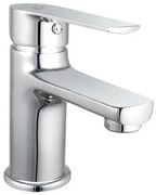 Miscelatore lavabo cromato lucido con flessibili e piletta Juliette