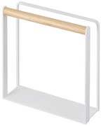 Portatovaglioli bianco con legno di faggio Yamazaki Tosca Tower - YAMAZAKI