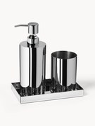 Set di 3 accessori da bagno in metallo Halston