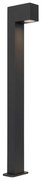 Lampada da terra per esterni industriale grigio scuro 80 cm IP44 - Baleno