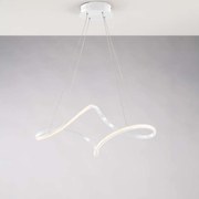 Bonetti Illumina Sospensione in metallo e alluminio laccato bianco con led integrato e cavi elettrici regolabili