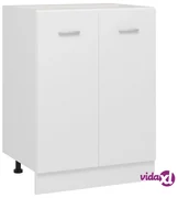 vidaXL Mobile Microonde Bianco Lucido 60x57x207 cm Legno