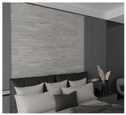 Mosaico in porcellana Antique grigio opaco L 120 x L 20 cm, 4 pezzi