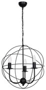 Lampadario GLOBE 3 3xE14/60W nero