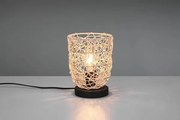 Lampada lovis h.22cm in rattan naturale r51141036