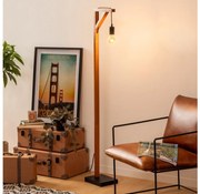 Atmosphera - Lampada con piedistallo WILD 1xE27/25W/230V pino