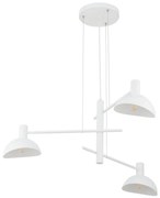Lampadario a sospensione con filo ARTIS 3xE14/40W/230V bianco