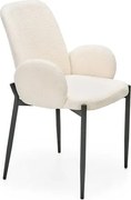 Sedia imbottita K477 Crema