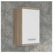Mobile da bagno sospeso VENOM bianco/rovere sonoma