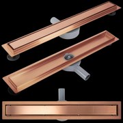 Scarico lineare REA Neox pro Brush Copper 60