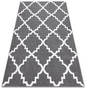 Tappeto SKETCH - F343 grigio/bianco marocco trifoglio trellis