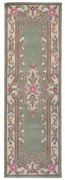 Tappeto verde in lana 67x210 cm Aubusson - Flair Rugs