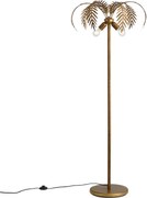 Lampada da terra vintage oro 156 cm 2 luci - Botanica