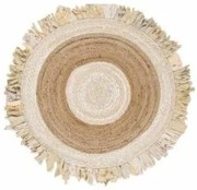 Tappeto DKD Home Decor S3027351 Beige Marrone (200 x 200 x 1 cm)