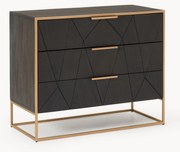 Cassettiera in legno di mango Harry