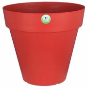 Vaso Riviera Soleilla 60 x 54 cm Rosso Intenso Rotondo Rotonda Ø 60 x 53,6 cm