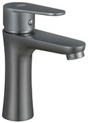 Rubinetto lavabo nichel nero satinato Lizzy scarico incluso