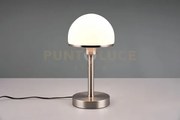 Joost ii lampada a cupola in vetro bianco h.39cm 1 luce attacco e27
