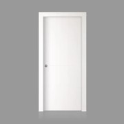 Porta interna scorrevole Frost in legno di abete colore bianco, L 70 x H 210 cm, apertura reversibile