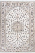 Nain Tappeto persiano 210 x 310 Beige (Iran) Annodato A Mano