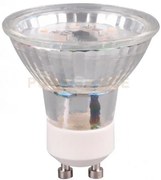 Confezione 3 lampadine led attacco gu10 vetro trasparente 3w, 250lu...