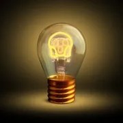 Lampadina faccina LED decorativa e ricaricabile