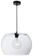 Lampadario Glamour HEAVEN trasparente paralume trasparente E27 Ø29cm LUSSIOL
