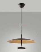 Yuko sospensione foglia oro/nero a led 3000k - 40w - 3200 lm dimmer...