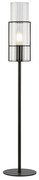Markslöjd 108556 - Lampada da tavolo TUBO 1xE14/40W/230V 65 cm nero/clear