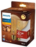 Lampadina LED dimmerabile VINTAGE Philips G95 E27/5,5W/230V 2200K