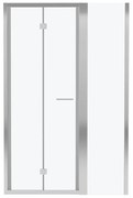 Pannello laterale per box doccia Wens L 50 x H 195cm, Sp. 6 mm vetro smerigliato
