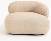 Poltrona lounge in bouclé Alba