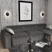 Applique da Parete in Acciaio MUSH K2 da interno 2xG9