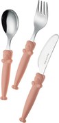 Set Posate per Bambini in Acciaio Eme Pappallegra Verde...